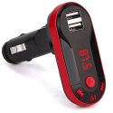 Transmiter fm bluetooth ładowarka mp3 2xusb sd lcd
