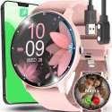 Smartwatch zegarek damski wodoodporny ips wyświetlacz aplikacja pl sport -e741-1
