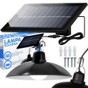 Lampa solarna wisząca żyrandol ogrodowy zewnętrzny wodoodporny 12w - e896