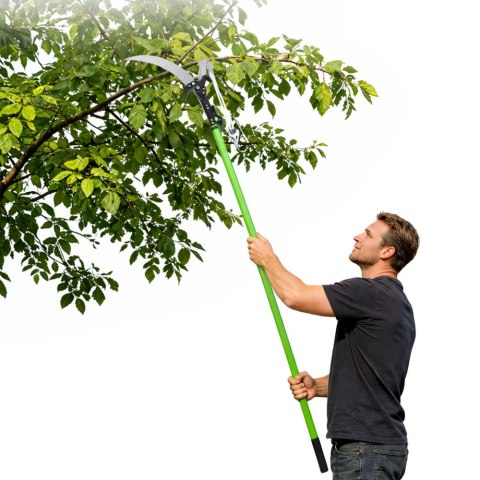 Nożyce Teleskopowe Sekator Piła Do Gałęzi 2w1 Na Wysięgniku 125-240 cm