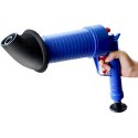 Pistolet do udrażniania rur przepychacz wc kret