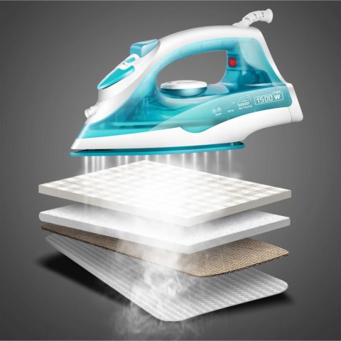 Żelazko parowe generator pary do ubrań teflon steam iron 1200w
