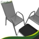 Zestaw mebli balkonowych- szary Gardlov