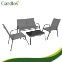 Zestaw mebli balkonowych- szary Gardlov