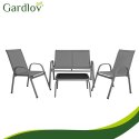 Zestaw mebli balkonowych- szary Gardlov