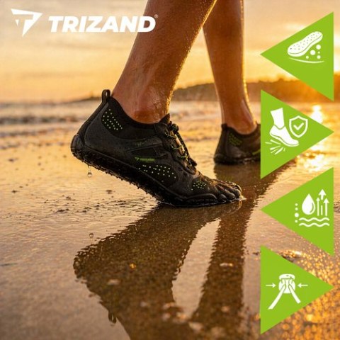 Buty do wody czarne- rozmiar 44 5mm Trizand