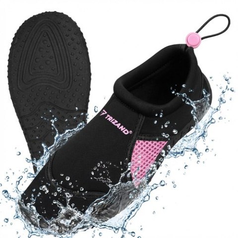 Buty do wody czarno-różowe- rozmiar 37 5mm Trizand