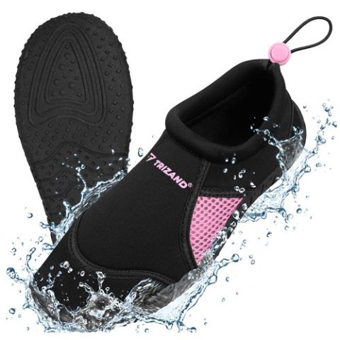Buty do wody czarno-różowe- rozmiar 38 5mm Trizand