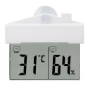 Termometr zewnętrzny wewnętrzny okienny na okno higrometr cyfrowy °c/°f