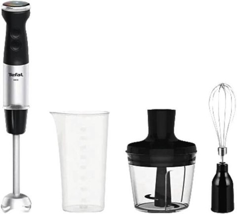 Blender ręczny TEFAL Quickchef+ HB673830 1000W 0.5L Czarny/Stalowy