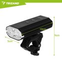 Lampka rowerowa LED 1300lm + tylna lampa Trizand