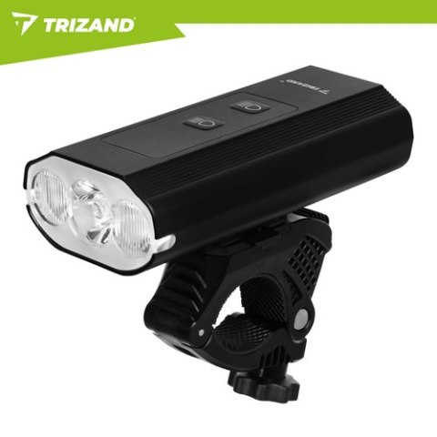 Lampka rowerowa LED 1300lm + tylna lampa Trizand