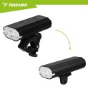 Lampka rowerowa LED 1300lm + tylna lampa Trizand