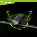 Lampka rowerowa LED 1300lm + tylna lampa Trizand