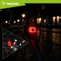 Lampka rowerowa LED 1300lm + tylna lampa Trizand