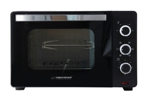 ESPERANZA MINI PIEKARNIK Z KONWEKCJĄ I ROŻNEM NAPOLI 1600W 25L EKO006N