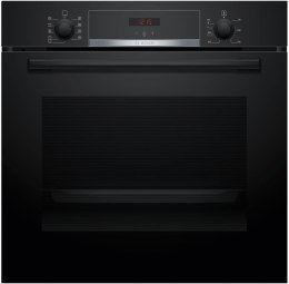 Piekarnik elektryczny Bosch HBA514BB3 Serie 4 71 l + prowadnice HEZ538000 | termoobieg 3D | Hydroliza | prowadnice teleskopowe |