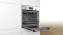 Piekarnik elektryczny Bosch HBF114ES0 Serie 2 66 l | termoobieg 3D | prowadnice teleskopowe | asystent czyszczenia | czarno-sreb