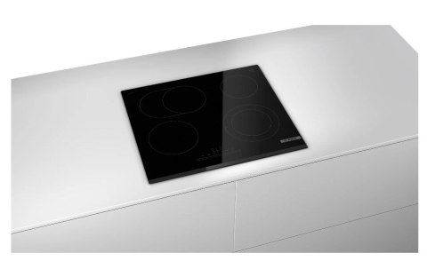 Płyta ceramiczna Bosch PKN631FP2E Serie 4 60 cm | 4 pola | PowerBoost | timer | czarny | bezramkowa