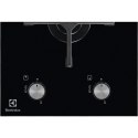 Płyta gazowa Electrolux EGC3322NVK 30 cm | 2 palniki | zapłon elektryczny | ruszty żeliwne | czarny