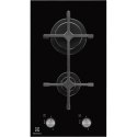 Płyta gazowa Electrolux EGC3322NVK 30 cm | 2 palniki | zapłon elektryczny | ruszty żeliwne | czarny