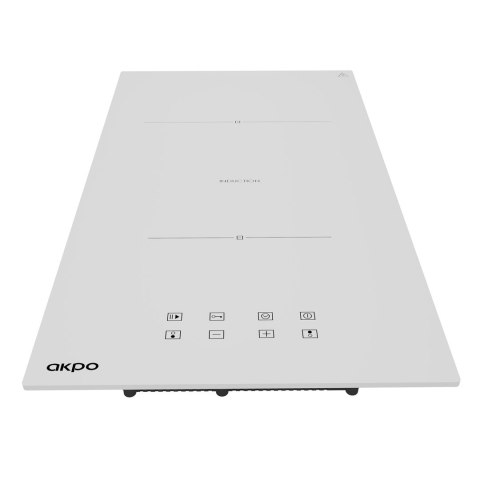 Płyta indukcyjna Akpo PIA 6802 30 cm | 2 pola | PowerBoost | timer | biały