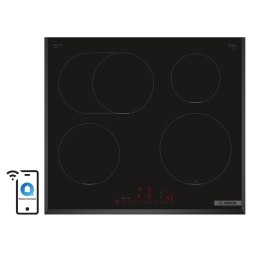 Płyta indukcyjna Bosch PIF651HC1E Serie 6 60 cm | 4 pola | PowerBoost | PerfectFry Plus | WiFi Home Connect | czarny