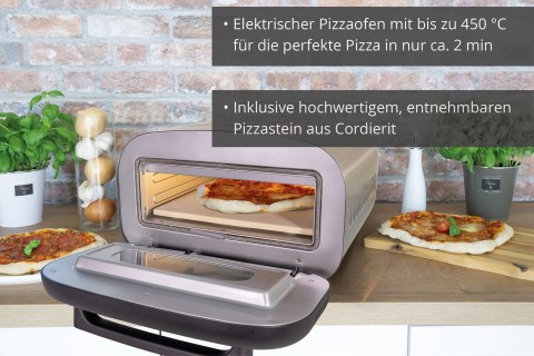 Nowy piec do pizzy Alfredo w kolorze srebrnym