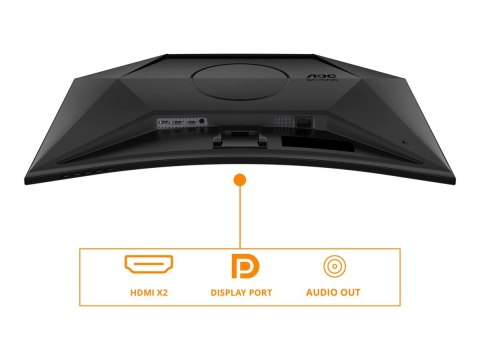 AOC AOC CQ32G4VE | 31,5 " | VA | QHD | 16:9 | 180 Hz | 1 ms | 2560 x 1440 pikseli | 300 cd/m² | 2 porty HDMI