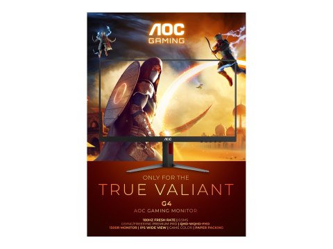 AOC AOC CQ32G4VE | 31,5 " | VA | QHD | 16:9 | 180 Hz | 1 ms | 2560 x 1440 pikseli | 300 cd/m² | 2 porty HDMI