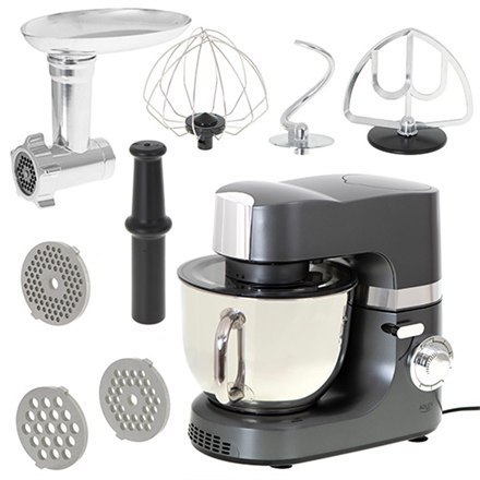 Adler Adler | AD 4221 | Planetarny robot kuchenny | Pojemność misy 7 L | 1200 W | Liczba prędkości 6 | Materiał wałka | Maszynka do mi