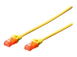 Digitus Kabel krosowy Digitus | CAT 6 U-UTP | AWG 26/7 | Długość kabla: 2 m | Żółty