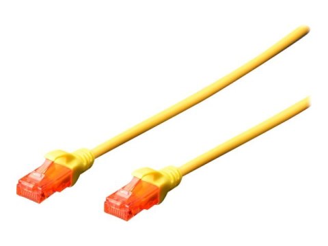 Digitus Kabel krosowy Digitus | CAT 6 U-UTP | AWG 26/7 | Długość kabla: 2 m | Żółty