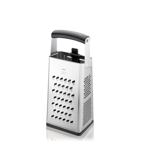 GEFU 10761 ręczna tarka / spiralizer Tarka z pojemnikiem Czarny, Srebrny