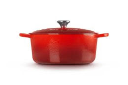Le Creuset Signature Roaster okrągły 28cm wiśniowy