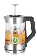 Emerio WK-122730 czajnik elektryczny 1,7 l 2200 W Czarny, Srebrny, Przezroczysty
