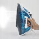 Żelazko parowe Black+Decker BXIR2200E 2200W | uderzenie pary 120 g/min | biało-niebieski