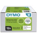Etykiety Dymo do różnych zastosowań 57x32mm białe 2093095 12 rulonów