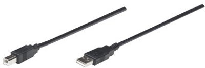MANHATTAN Kabel USB 2.0 USB-A na USB-B M/M 3 m 333382