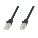 TECHLY Patchcord Cat5e UTP 0.5 m CCA czarny ICOC CCA5U-005-BKT