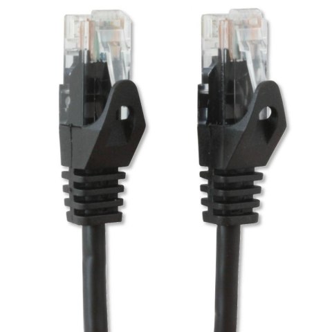 TECHLY Patchcord Cat5e UTP 0.5 m CCA czarny ICOC CCA5U-005-BKT