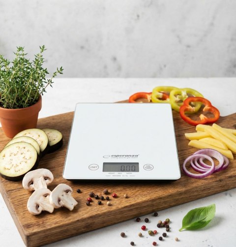 EKS002W Esperanza waga kuchenna lemon biała