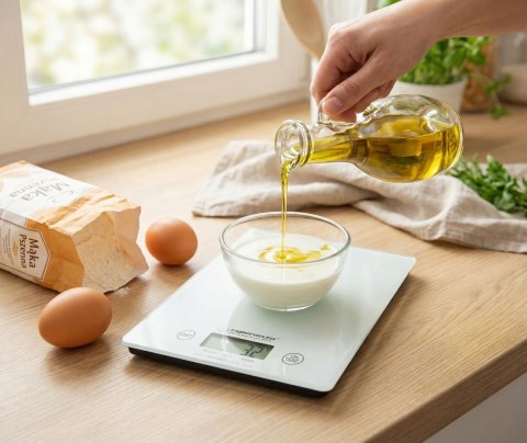 EKS002W Esperanza waga kuchenna lemon biała