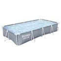 Basen Stelażowy Prostokątny Szary 366 x 201 x 66 cm Bestway 561FV
