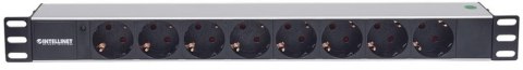 TECHLY Listwa zasilająca 19" 1U, 8x Schuko, kabel 1.8 m Schuko 714037