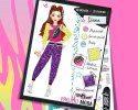Zestaw kreatywny projekt moda projektantki - stylizacje na co dzień