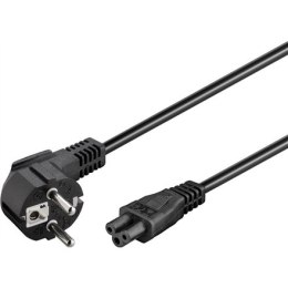 Goobay Goobay | Kabel zasilający | Zasilanie IEC 60320 C5 | Zasilanie CEE 7/7 | 1,8 m | Czarny