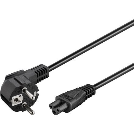 Goobay Goobay | Kabel zasilający | Zasilanie IEC 60320 C5 | Zasilanie CEE 7/7 | 1,8 m | Czarny