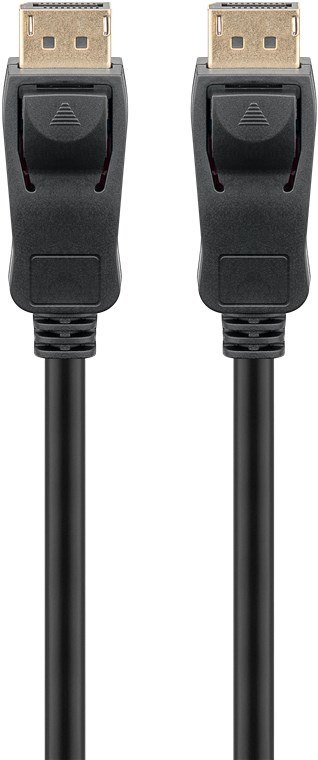 Goobay Goobay | Kabel ze złączem DisplayPort 1.4 | Czarny | DisplayPort męski | DisplayPort męski | DP do DP | 2 m