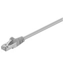 Goobay Kabel sieciowy Goobay, kategoria CAT 5e, ekranowany przewód skręcony (FTP), wtyk męski RJ-45, wtyk męski RJ-45, kolor szary, dłu